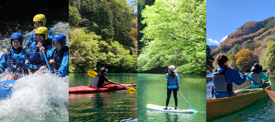 奥多摩でラフティング | 氷川・川井キャンプ場の多摩川ラフティングツアー